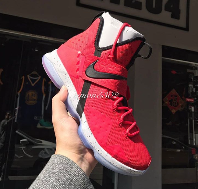 Nike LeBron 14 University Red Release Date