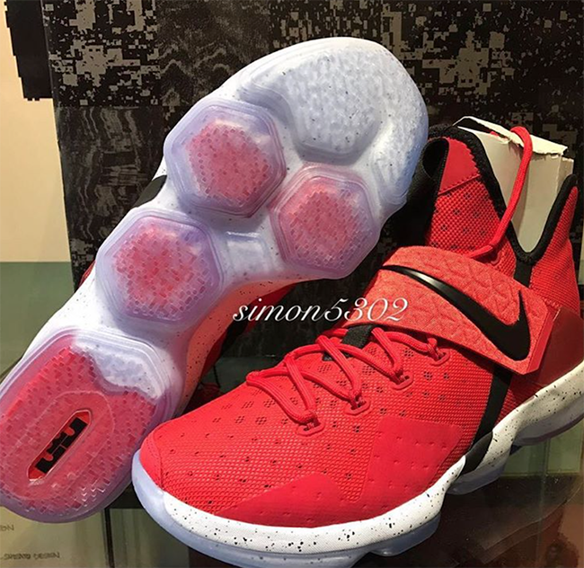 Nike LeBron 14 University Red Release Date