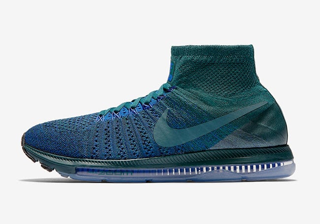 NikeLab Zoom All Out Flyknit Atomic Teal Iced Jade Racer Blue