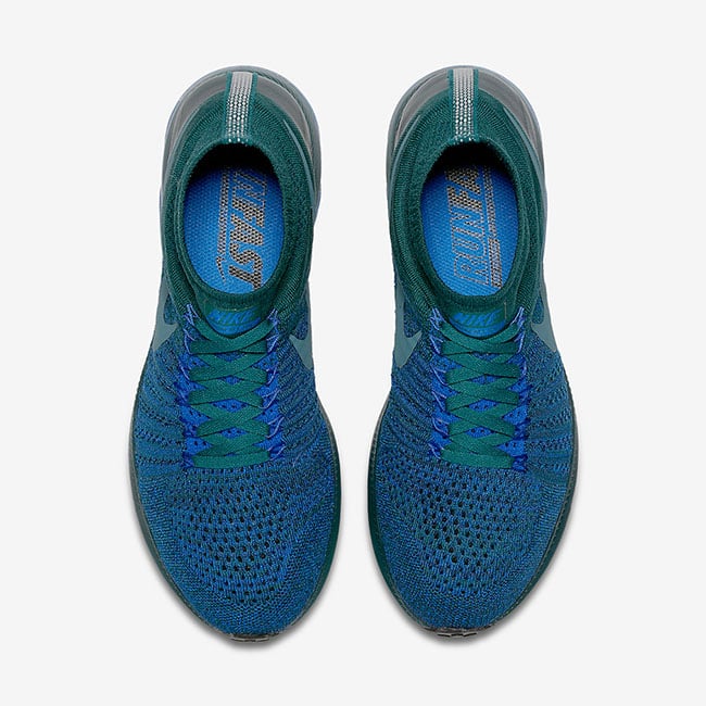 NikeLab Zoom All Out Flyknit Atomic Teal Iced Jade Racer Blue