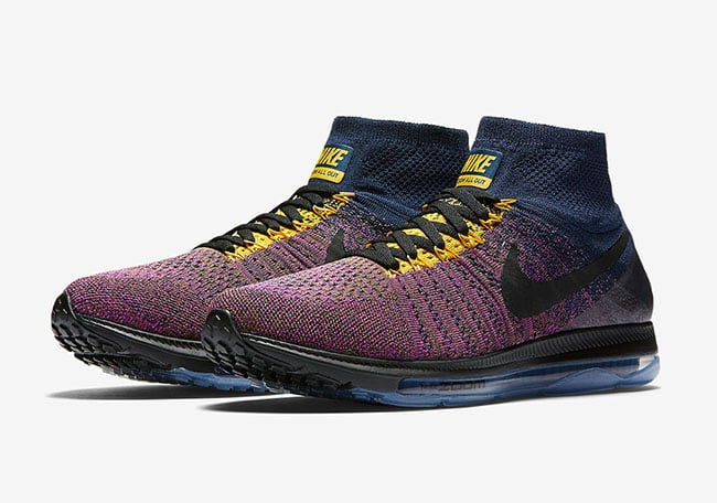 NikeLab Zoom All Out Flyknit College Navy Vivid Purple