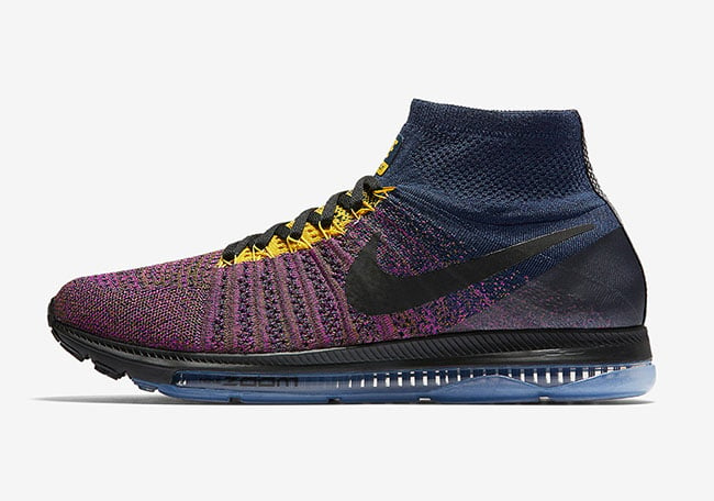 NikeLab Zoom All Out Flyknit College Navy Vivid Purple