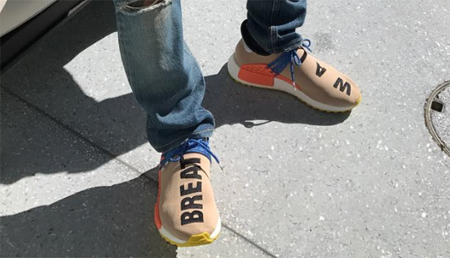 Pharrell Spotted in Unreleased adidas NMD HU