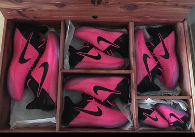 Pink Nike Kobe ADs for his Entire Family