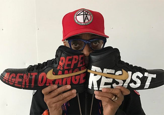 Spike Lee’s Custom Air Jordan 1 Protests Against President Donald Trump