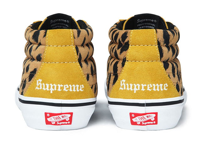 Supreme x Vans SK8-Mid Pro Collection Leopard