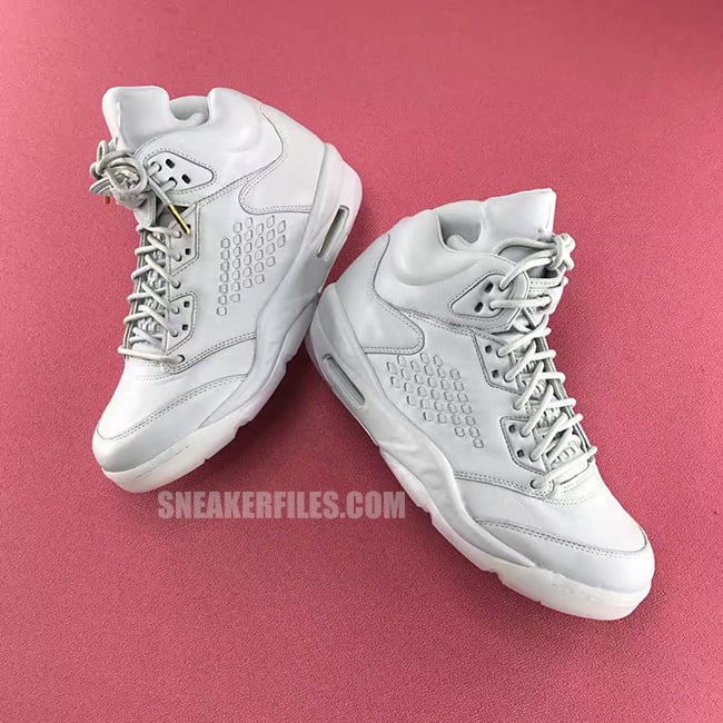 Triple White Air Jordan 5 Take Flight