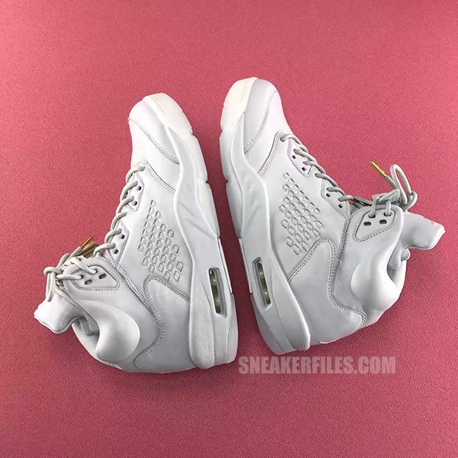 Triple White Air Jordan 5 Take Flight