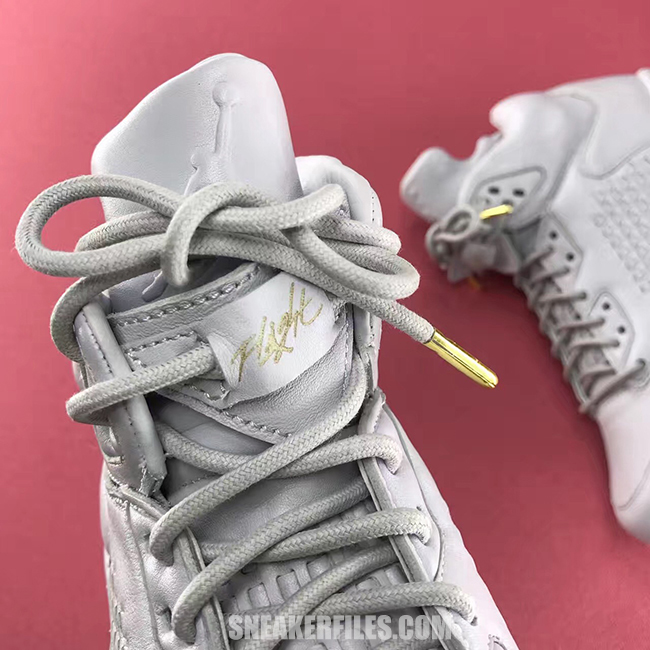 Triple White Air Jordan 5 Take Flight