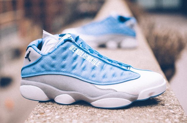 Detailed Look at the Air Jordan 13 Low ‘UNC’ PE