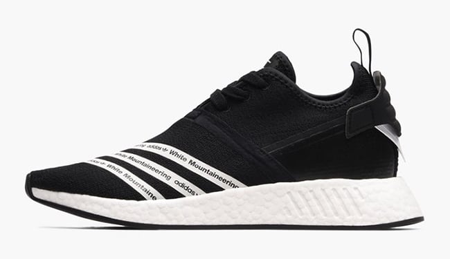 White Mountaineering x adidas NMD R2 Black White