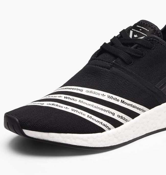 White Mountaineering x adidas NMD R2 Black White
