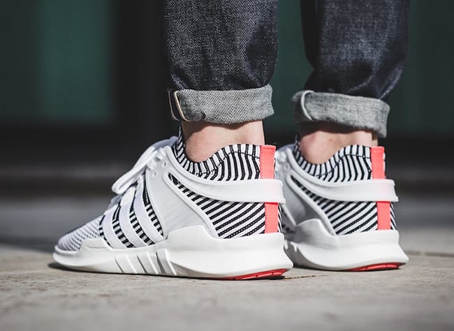 eqt support adv primeknit on feet