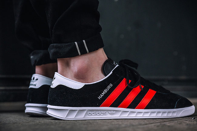 adidas Hamburg Core Black Red