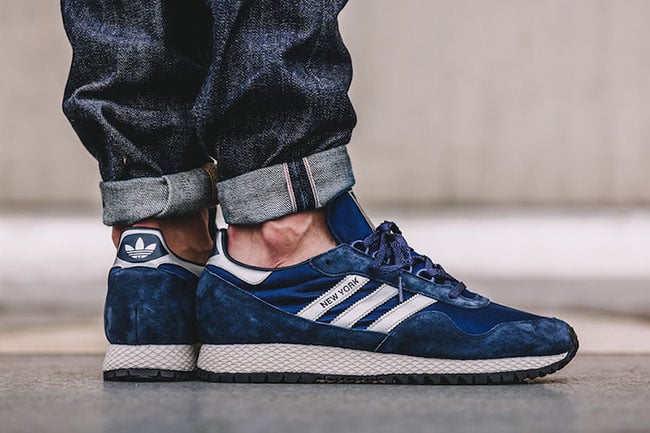 adidas New York Dark Blue Matte Silver