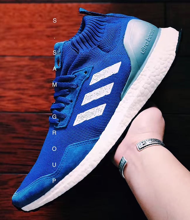 adidas Ultra Boost Mid Run Thru Time Blue 2017