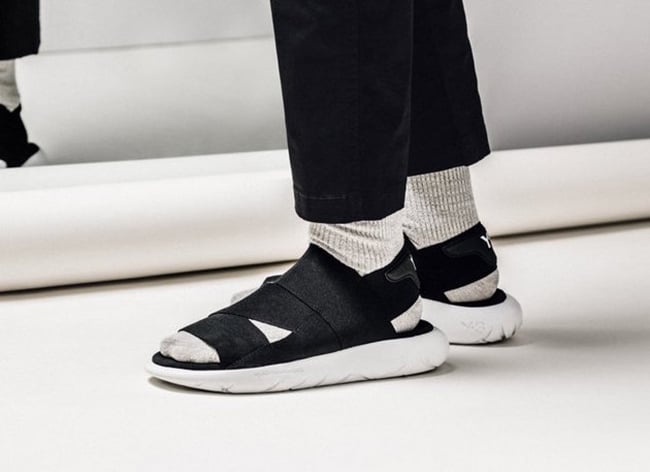 adidas Y-3 Qasa Sandal Core Black White