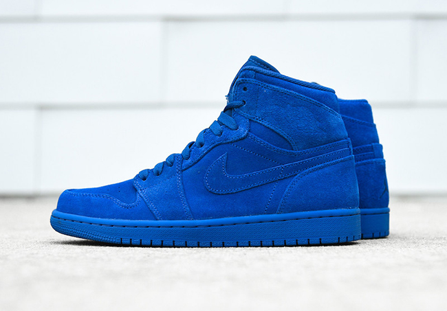jordan 1 blue and white suede