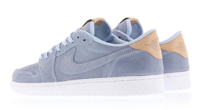 Air Jordan 1 Low OG Premium Ice Blue Tan 905136-402