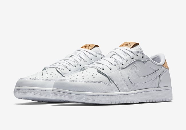 Air Jordan 1 Low OG Premium White Vachetta Tan