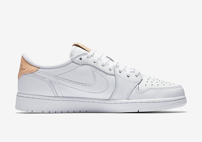 Air Jordan 1 Low OG Premium White Vachetta Tan