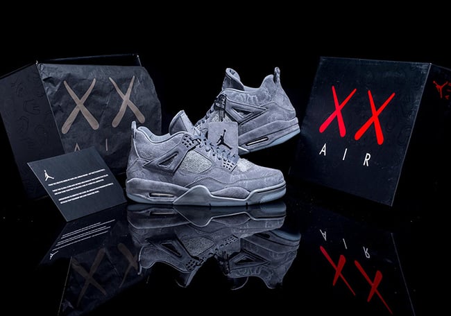 KAWS Air Jordan 4 Cool Grey 930155-003 