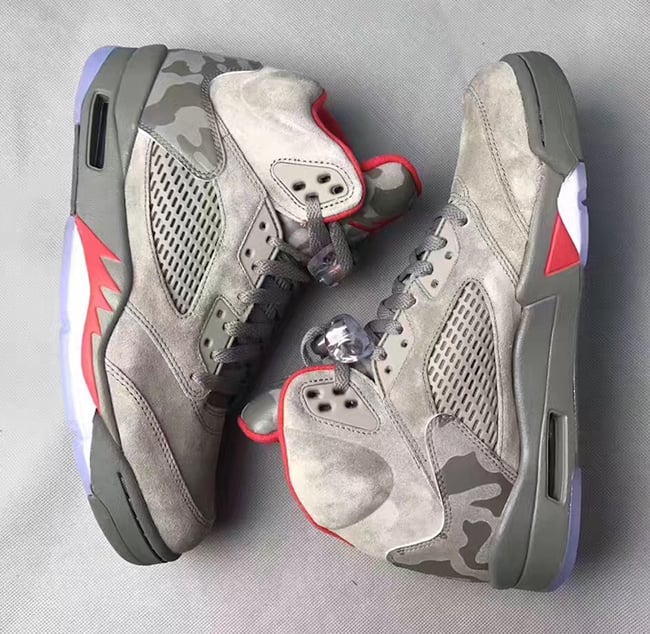 Air Jordan 5 Reflective Camo Release