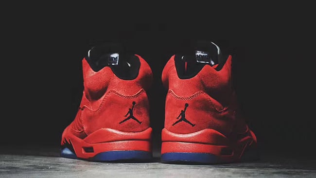 Air Jordan 5 University Red Suede