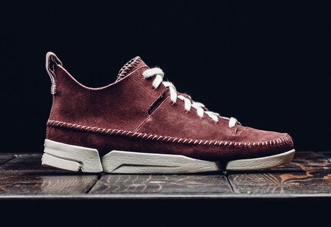 Clarks Originals Trigenic Flex Burgundy 