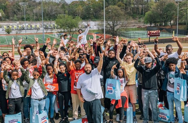 DJ Khaled Champs Sports Air Max Day