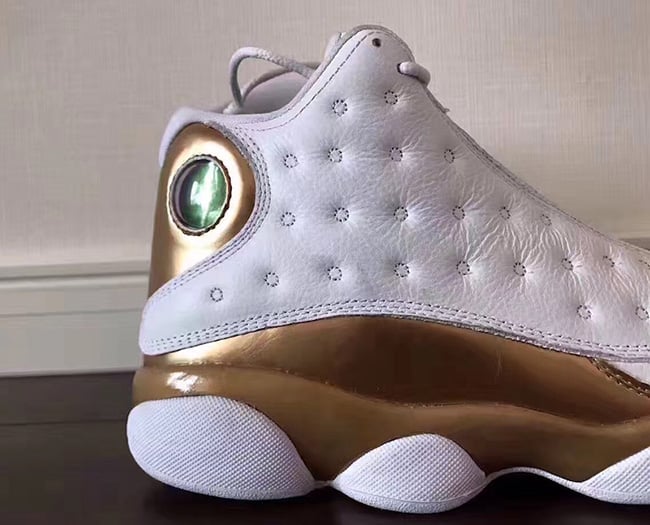 DMP Air Jordan 13 White Gold