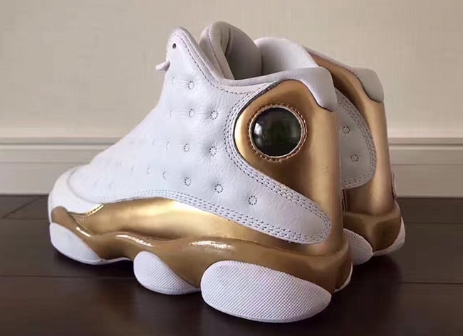 DMP Air Jordan 13 White Gold