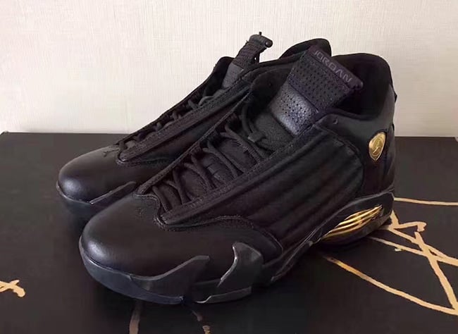 all black jordan 14s