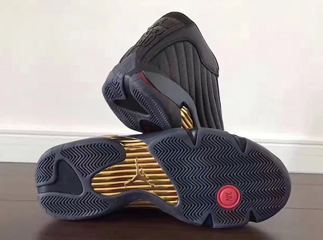 DMP Air Jordan 14 Black Gold