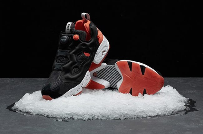 END x Reebok Insta Pump Fury ‘Black Salmon’ Release Date