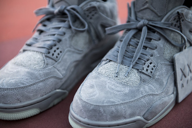 KAWS Air Jordan 4 On Foot