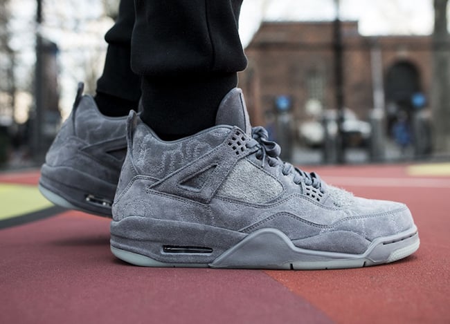 KAWS Air Jordan 4 On Foot