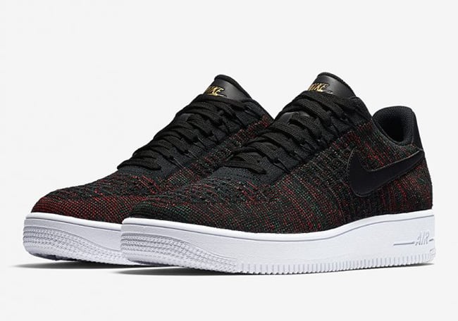 Nike Air Force 1 Flyknit Low Burgundy