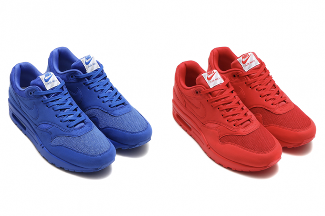 Nike Air Max 1 Premium Tonal Pack Red Blue