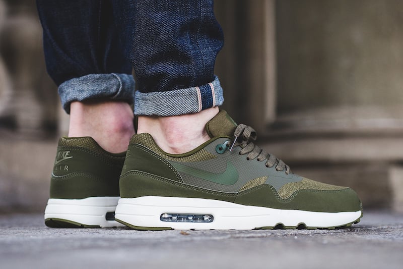 Nike Air Max 1 Ultra 2.0 Essential Medium Olive 875679-200 | SneakerFiles