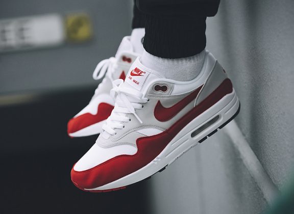 Nike Air Max 1 University Red OG Anniversary 908375-100 Release Date ...