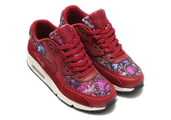 Nike Air Max 90 Floral Team Red 881105-600 | SneakerFiles