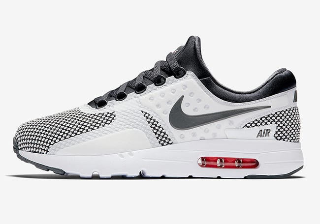 Nike Air Max Zero Dark Grey Summit White Red