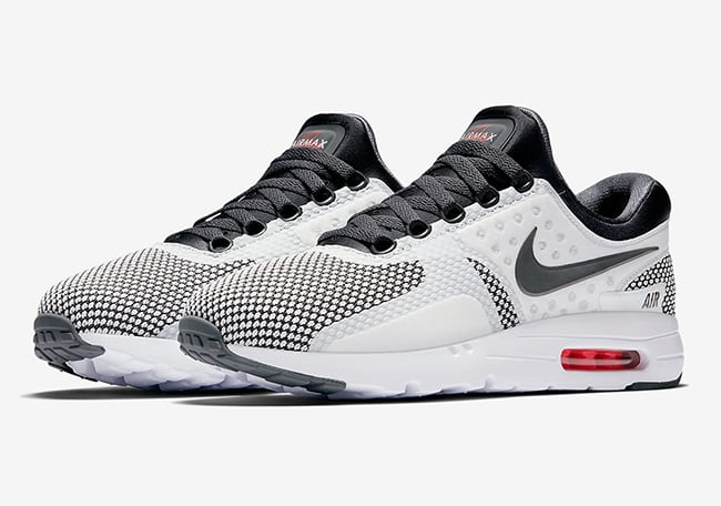 Nike Air Max Zero Dark Grey Summit White Red