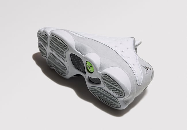 Pure Platinum Air Jordan 13 Low