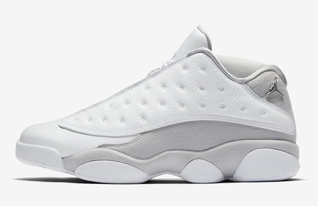 Pure Platinum Air Jordan 13 Low