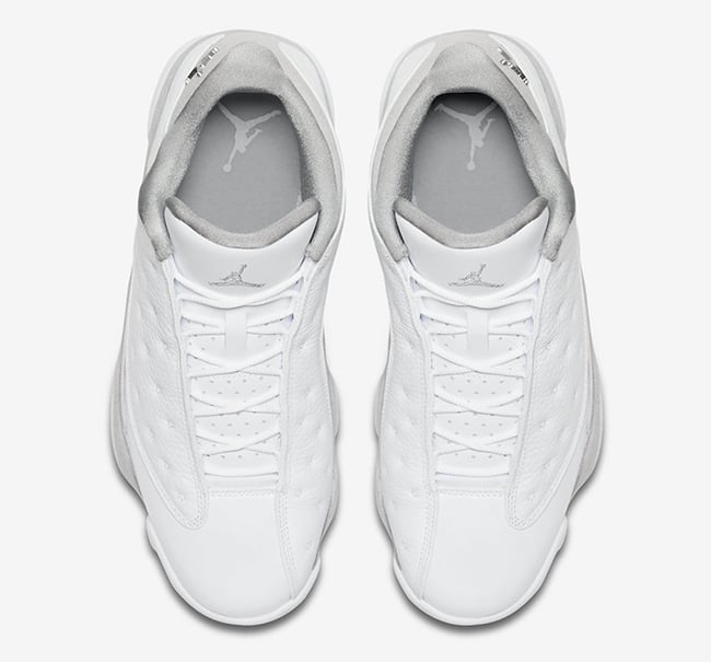 Pure Platinum Air Jordan 13 Low