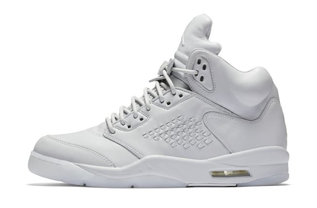 Pure Platinum Air Jordan 5 Premium