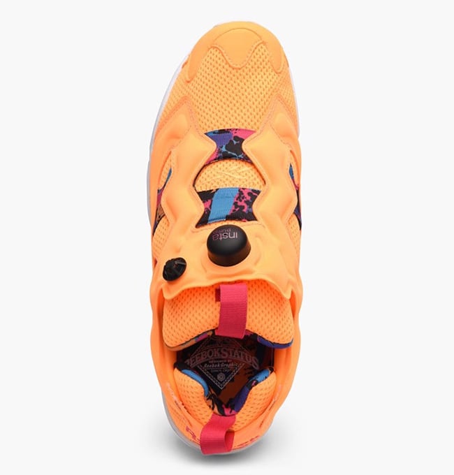 reebok insta pump fury orange sherbet