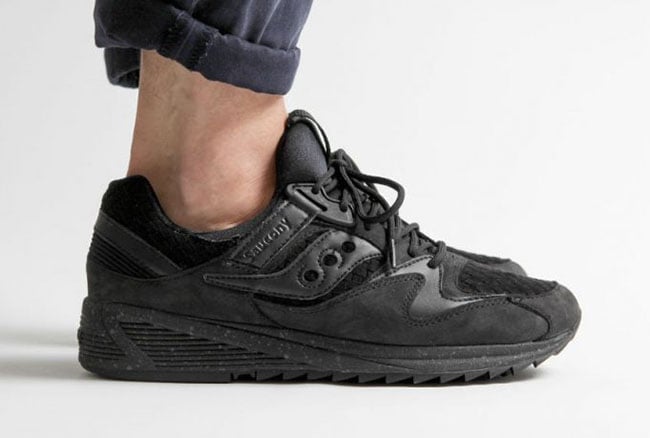 saucony grid black